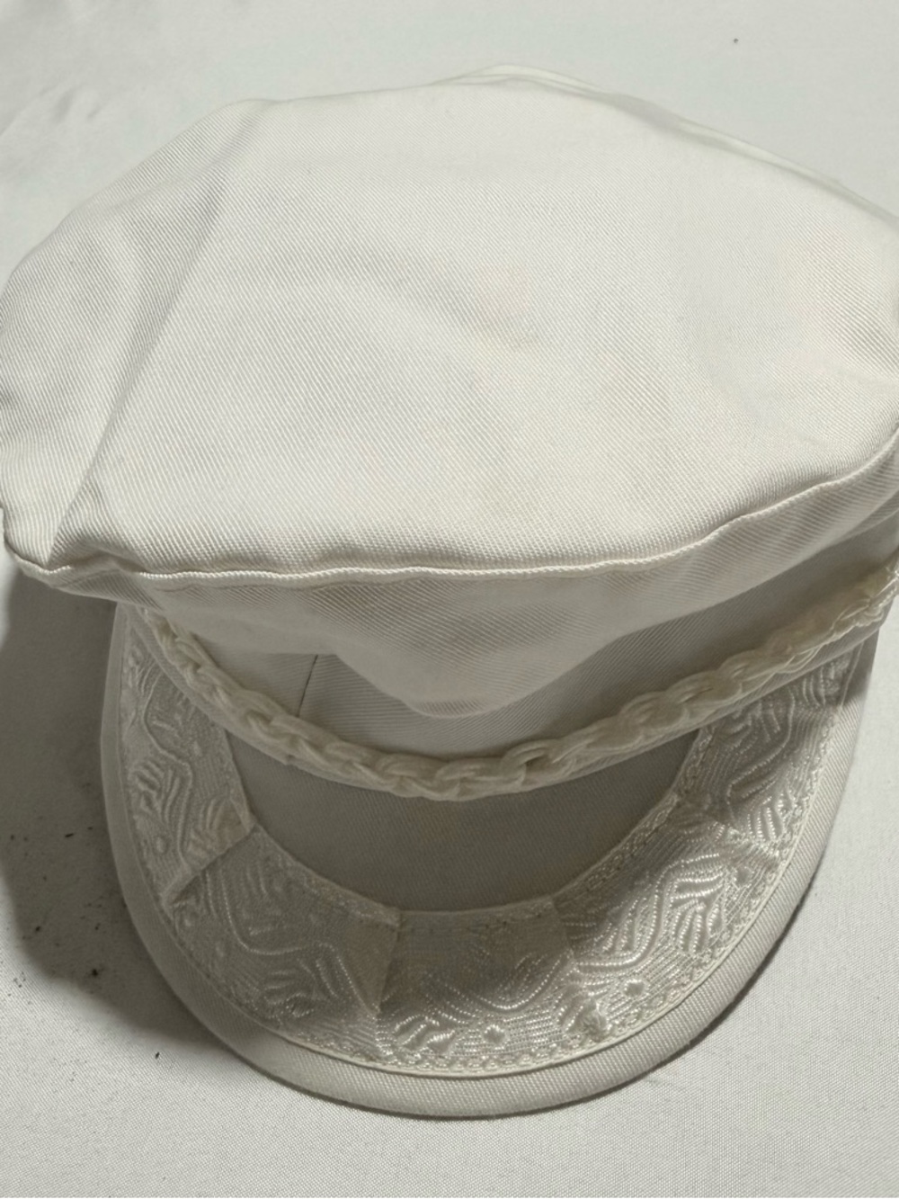 Aegean Authentic Greek Fisherman’s Hat White 100% Cotton Made In Greece